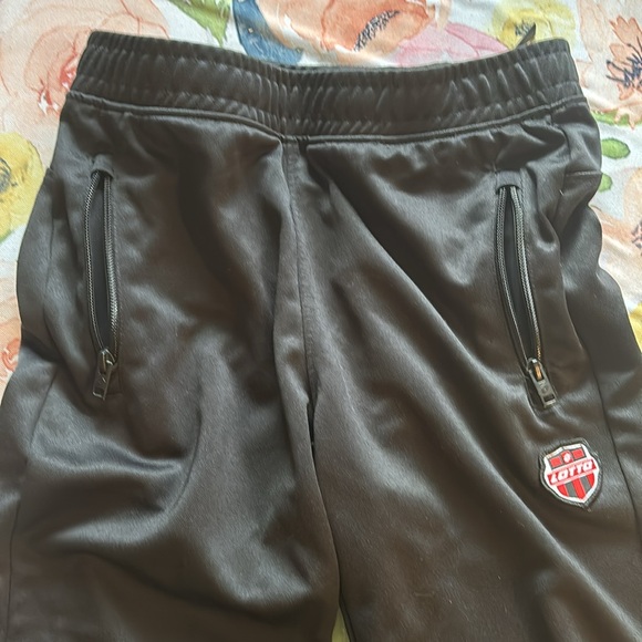 Kids Lotto Black Athletic Pants - Picture 3 of 7